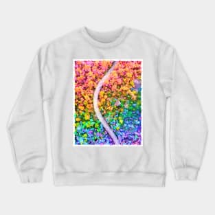 Fantacy Road Watercolor Crewneck Sweatshirt